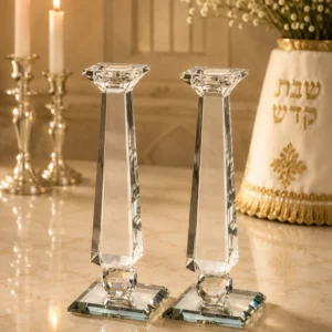 זוג פמוטי קריסטל מהודרים