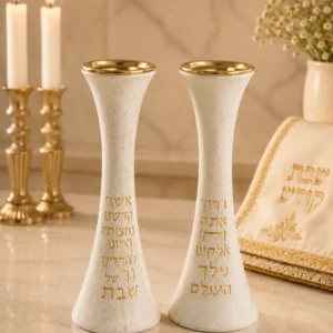 זוג פמוטים ציפוי זהב מהודרים